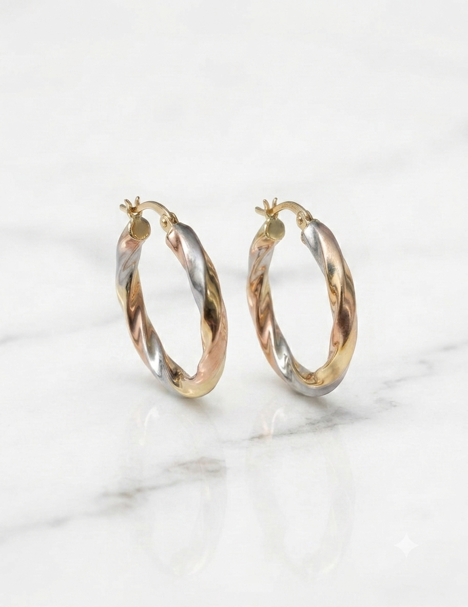 3 Tones Earrings